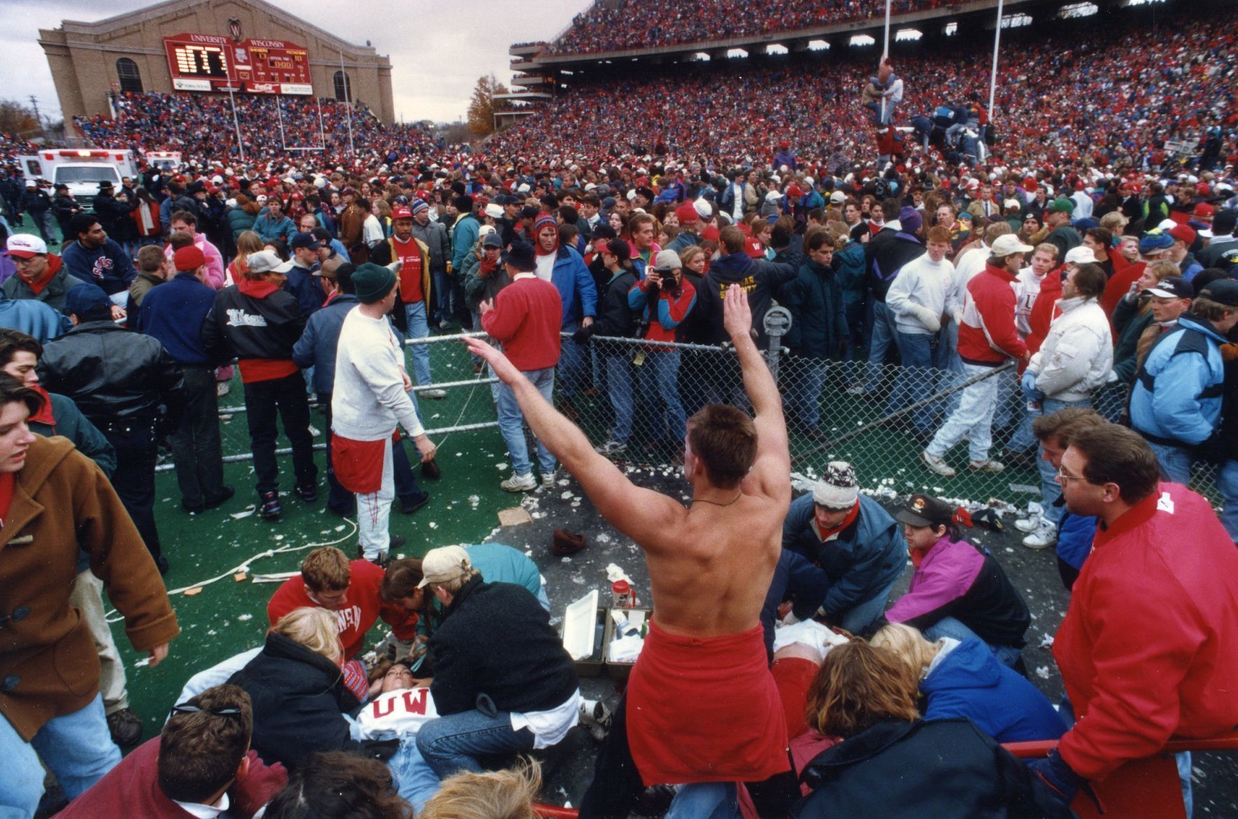 Camp Randall stadium crush